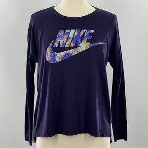 Nike Purple Long Sleeve Shirt